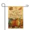 Small Orange Pumpkins Give Thanks Autumn Harvest Garden Flag